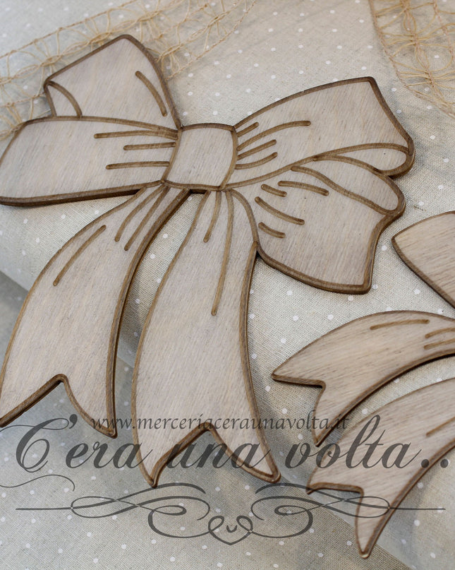 Fiocco Sagoma in legno