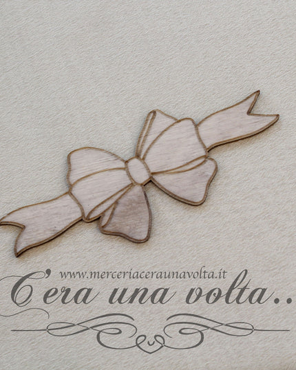 Fiocco Lungo Sagoma in legno