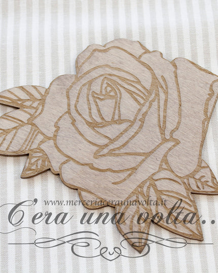 Sagoma in legno Rosa