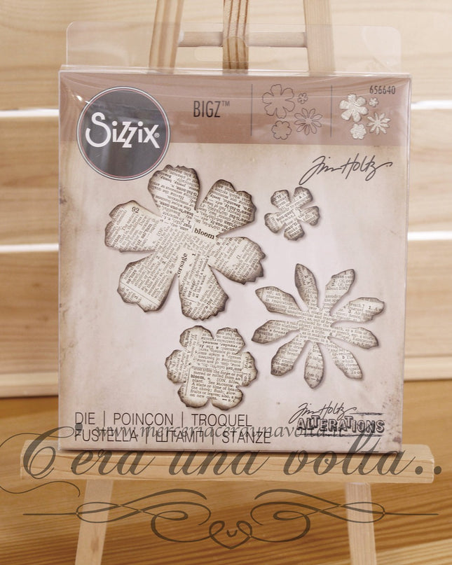 Fustella Bigz Die Tattered Florals By Tim Holtz SX 656640