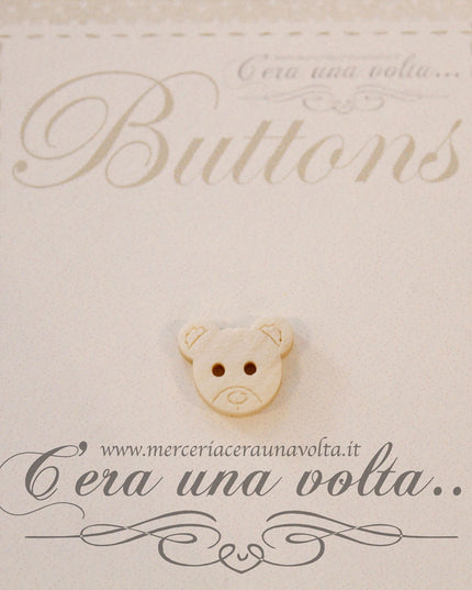 Bottoni in legno orsetto