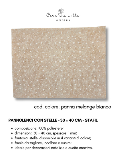 Pannolenci con stelle – 30 × 40 cm - STAFIL