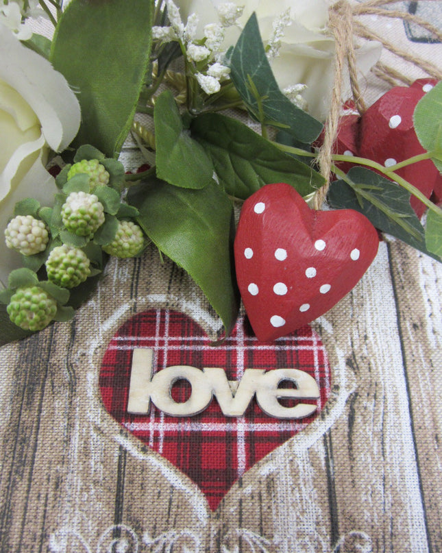 Targhetta in legno Love