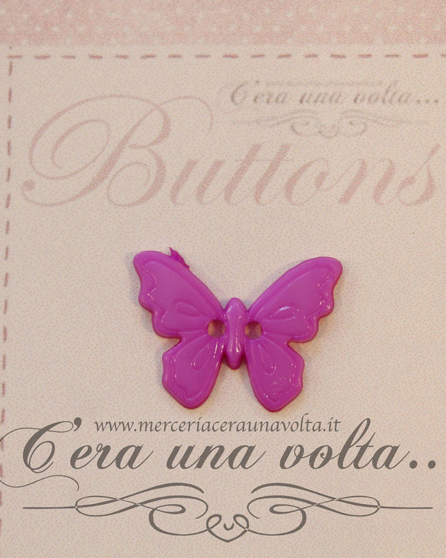 10 pz Bottoni a forma di farfalla