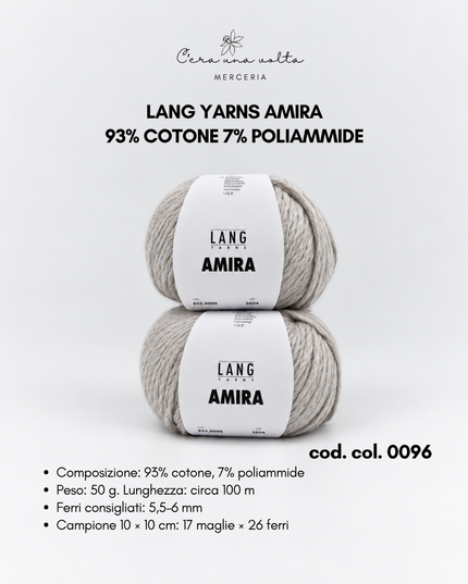 Lang Yarns Amira in cotone – 50 g