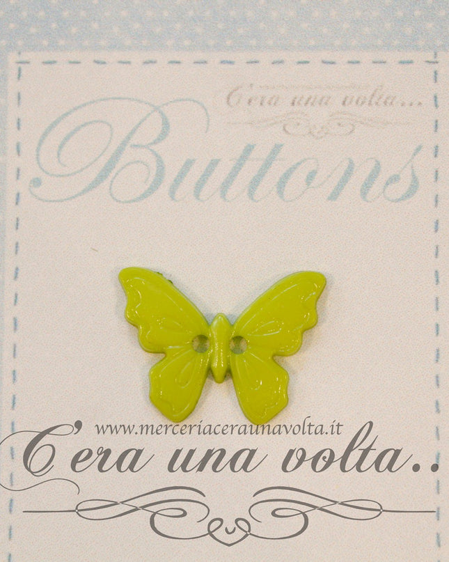 10 pz Bottoni a forma di farfalla