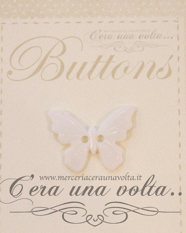 10 pz Bottoni a forma di farfalla