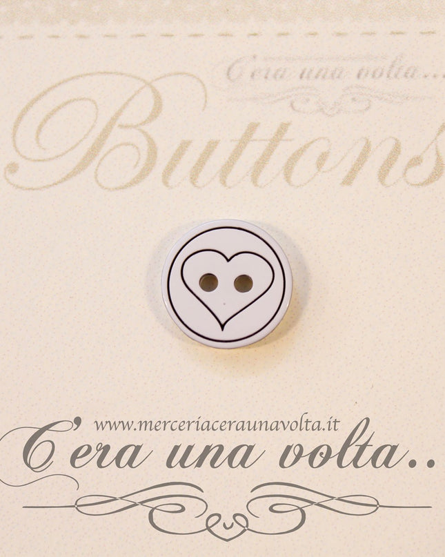 Bottoni Cuore Blu