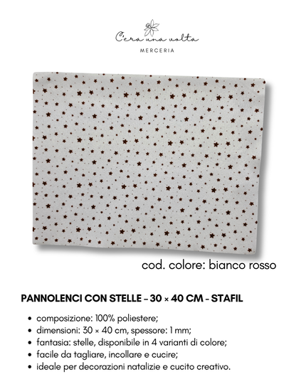 Pannolenci con stelle – 30 × 40 cm - STAFIL
