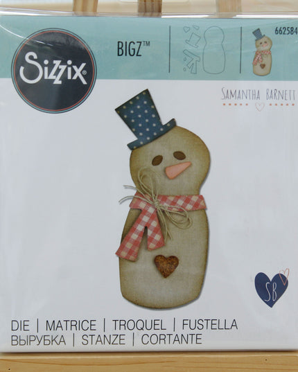 Fustella Bigz Die Snowman By Samantha Barnett  SX 662584