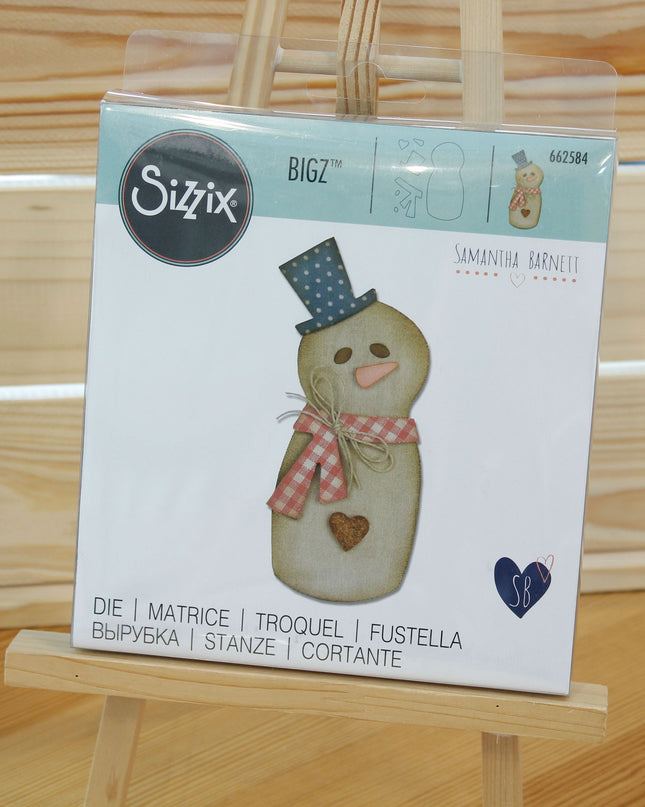 Fustella Bigz Die Snowman By Samantha Barnett  SX 662584