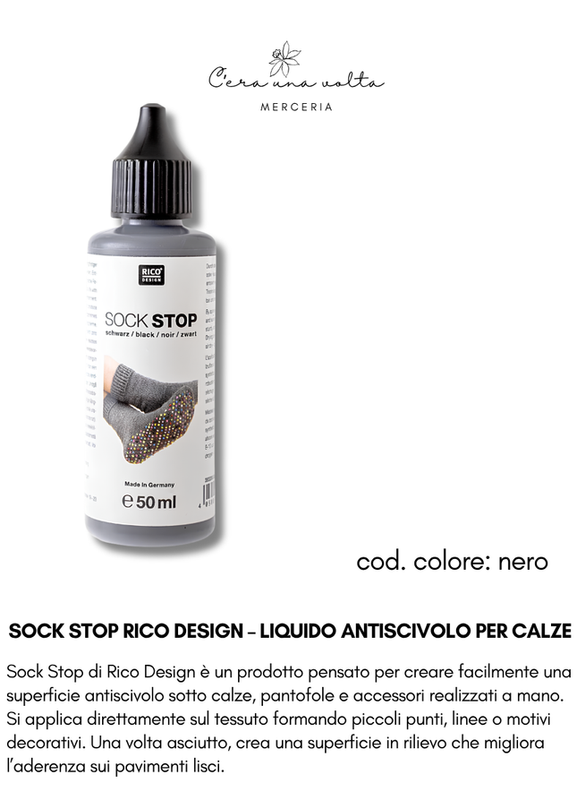 Sock Stop Rico Design – Liquido antiscivolo per calze