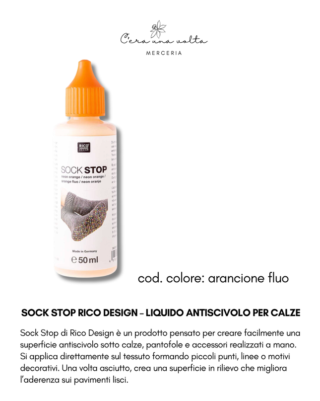 Sock Stop Rico Design – Liquido antiscivolo per calze