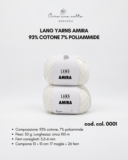 Lang Yarns Amira in cotone – 50 g