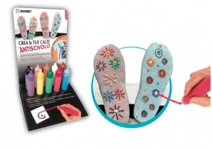 Penna per calzini antiscivolo