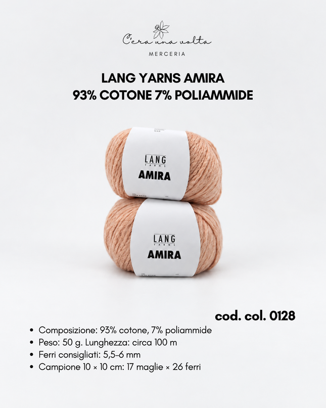 Lang Yarns Amira in cotone – 50 g