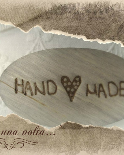 Targhetta in legno handmade