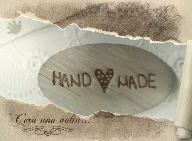 Targhetta in legno handmade