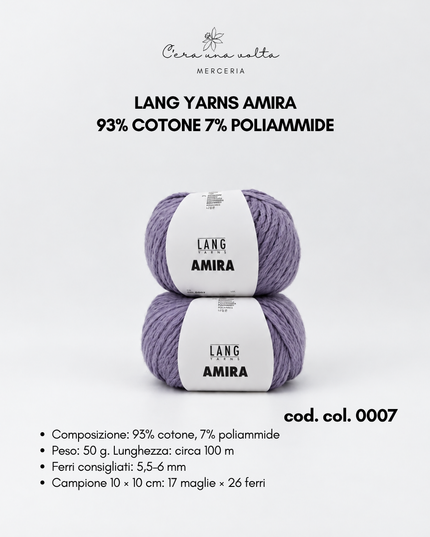 Lang Yarns Amira in cotone – 50 g