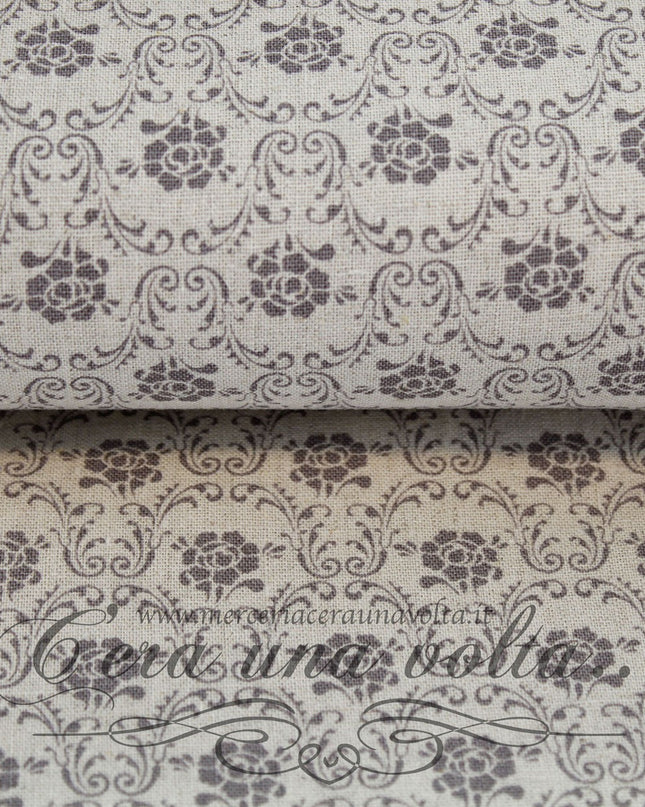 Set 12 Pz Tessuto Pretagliato Country Gray