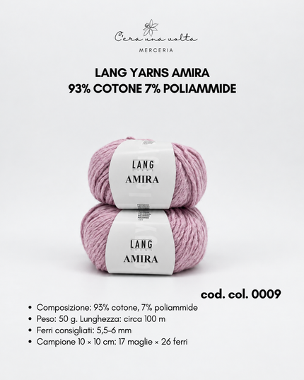 Lang Yarns Amira in cotone – 50 g