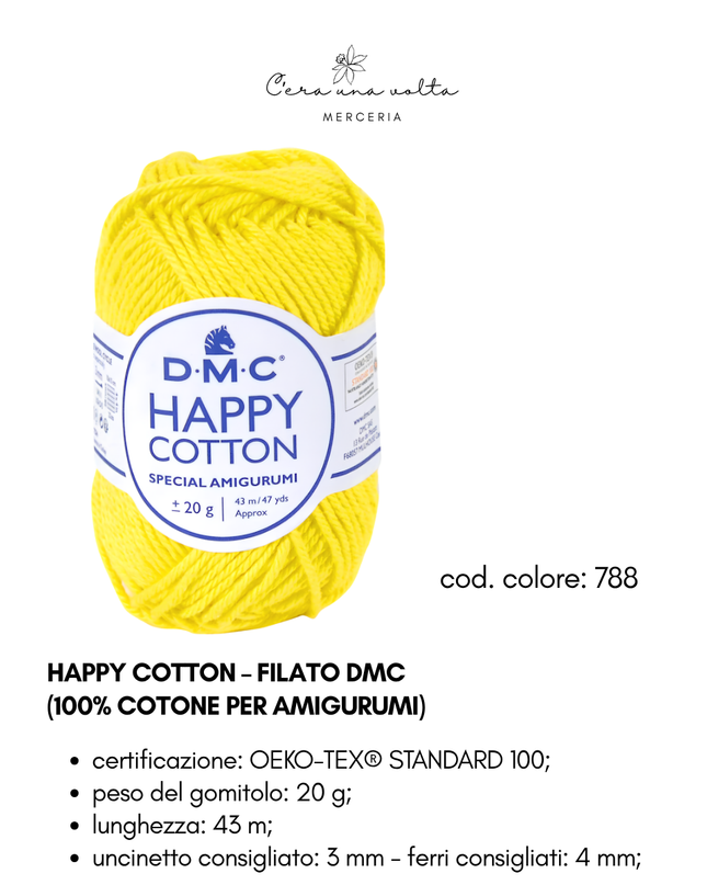 DMC Happy Cotton – Filato 100% cotone per amigurumi