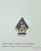 tetto lilla fiori colorati