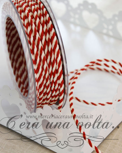 Cordino Ritorto Rosso