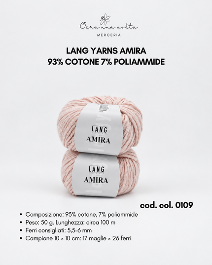 Lang Yarns Amira in cotone – 50 g