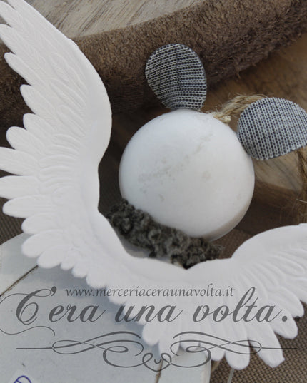 Ali in carta Bianche Goffrate