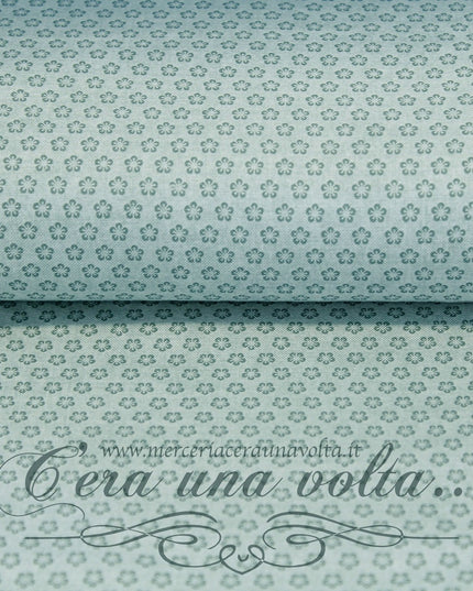 Tessuto Giapponese Flower Verde Greenery