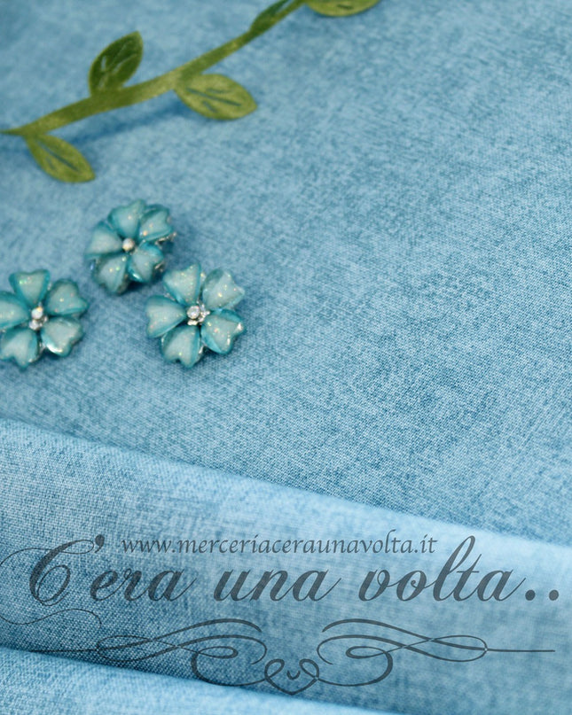 Tessuto Turchese marmorizzato
