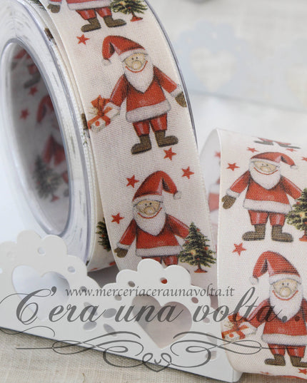 Nastro Santa Claus Ivory