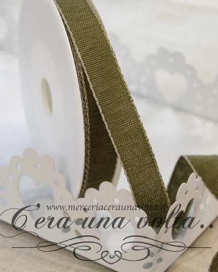 Nastro Natural Opaco Verde Muschio