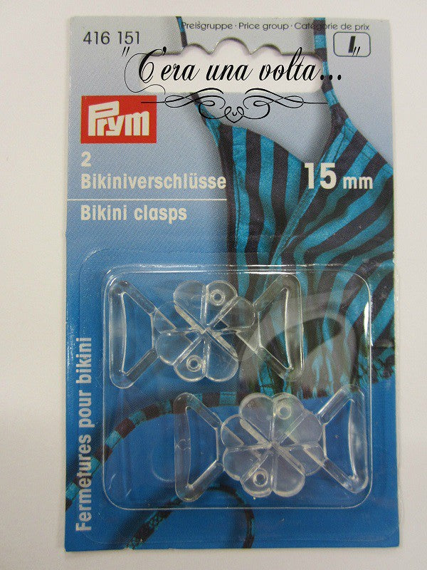 Ganci chiusura per reggiseno in plastica Prym
