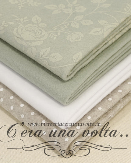 Set 16  fogli pannolenci Fantasia