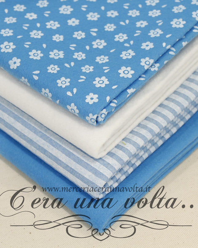 Set 16  fogli pannolenci Fantasia