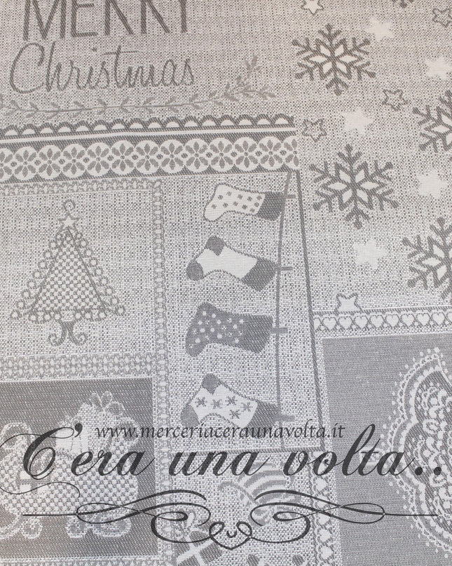 Tessuto Gobelin Merry Christmas