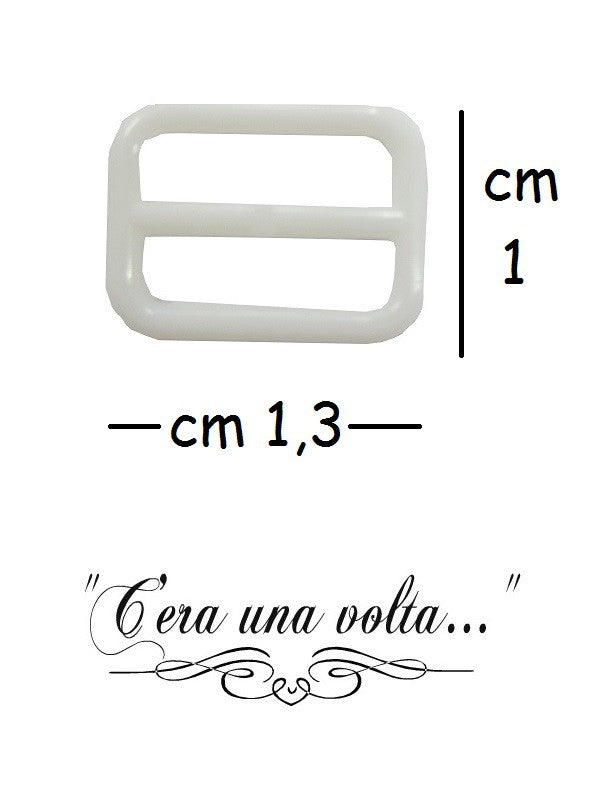 Passante in plastica bianca