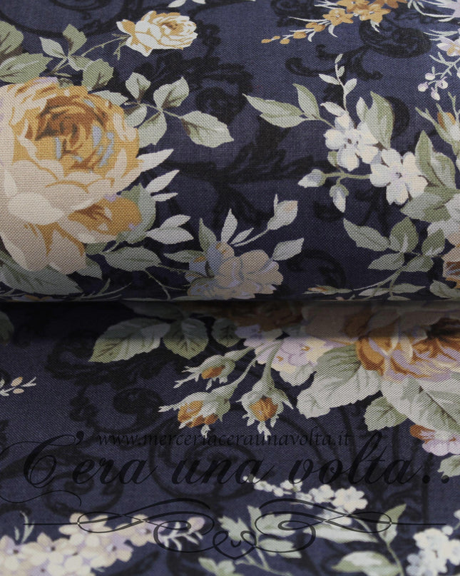 Tessuto Floral Collection Blue