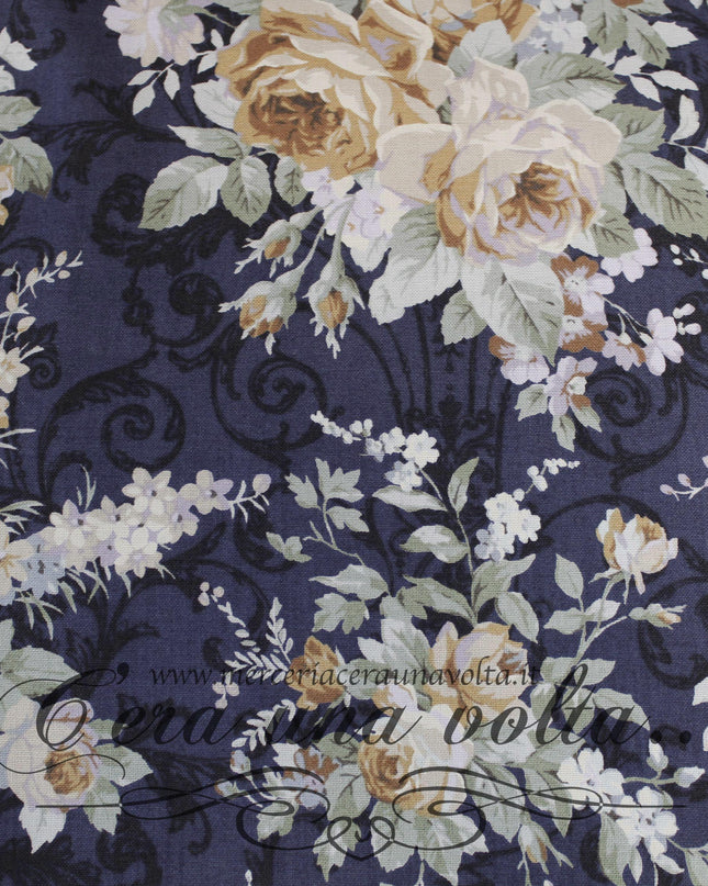 Tessuto Floral Collection Blue