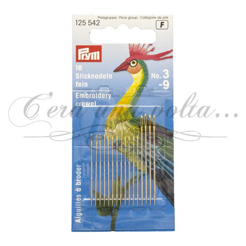 Aghi misti con punta e cruna allungata