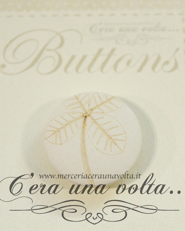 Bottone Cream Leaf