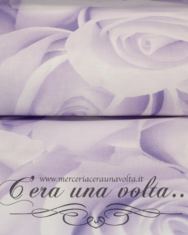 Tessuto fantasia Shabby Glicine