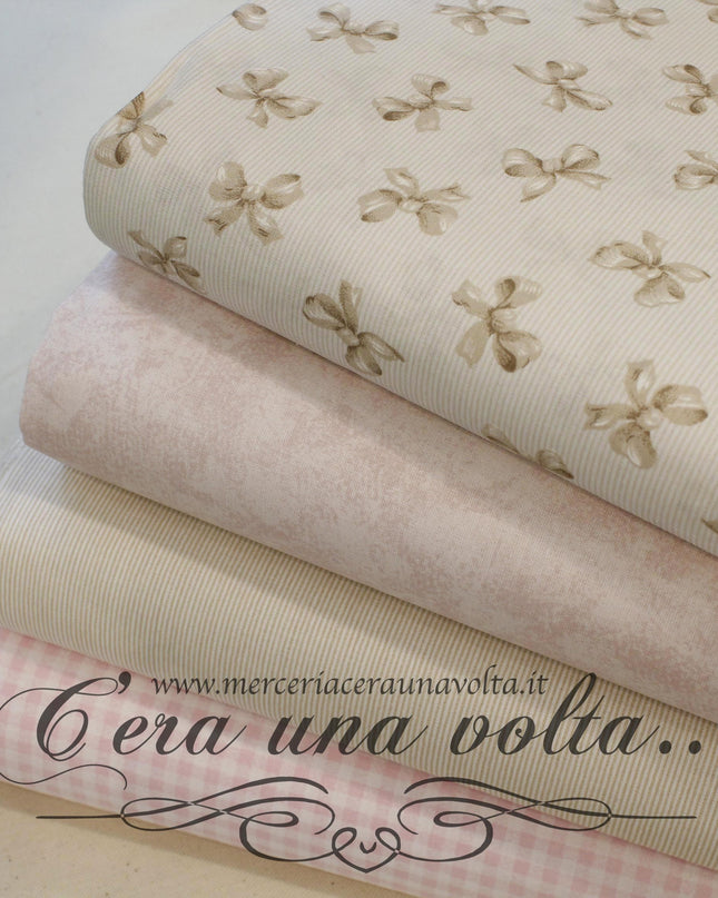 Set 8 Pz Tessuto Patchwork Powder