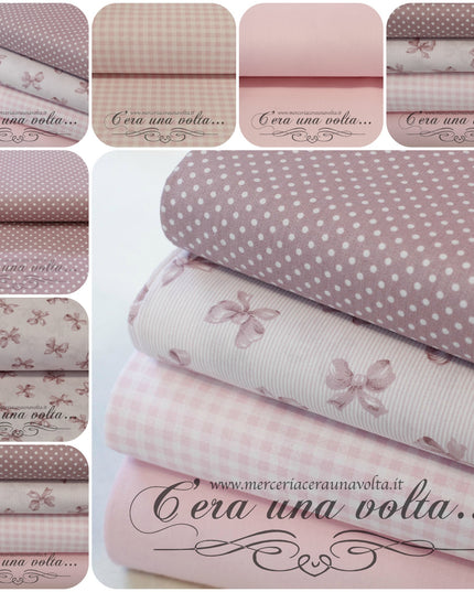 Set 8 Pz Fat Quarter Ancient Rose