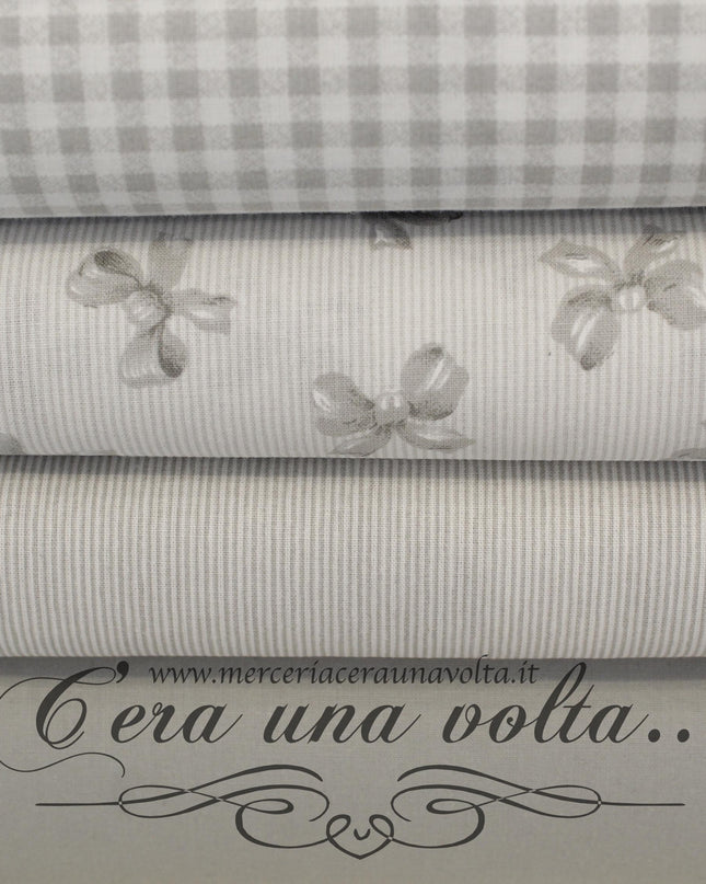 Set 8 Pz Fat Quarter Gray