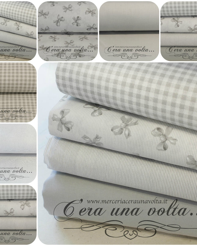 Set 8 Pz Fat Quarter Gray