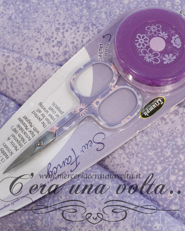 Set Forbice + Metro retrattile con Calamita