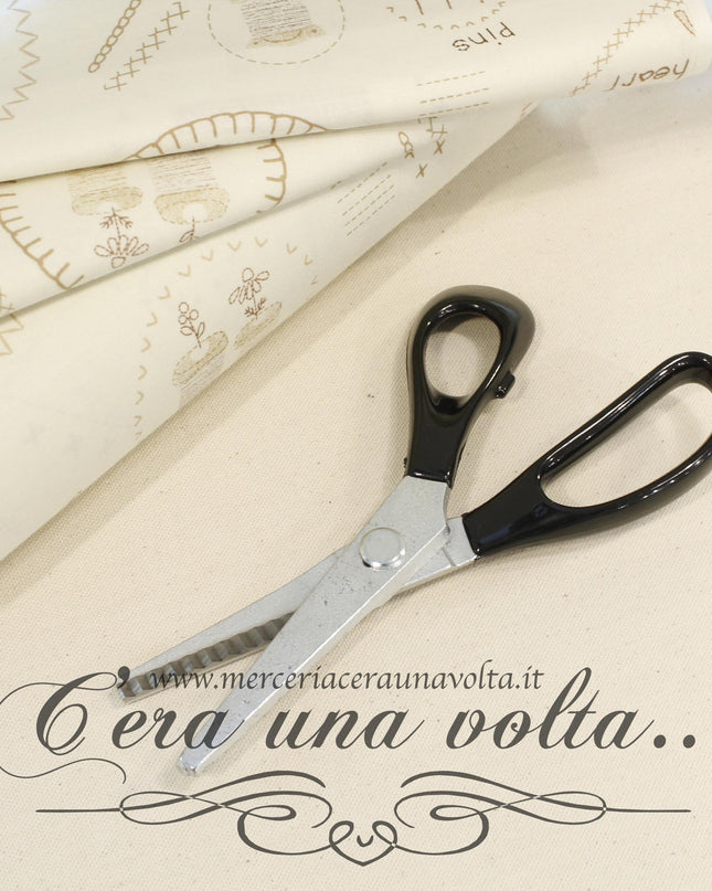 Forbici tagliacampioni a zig zag professionale